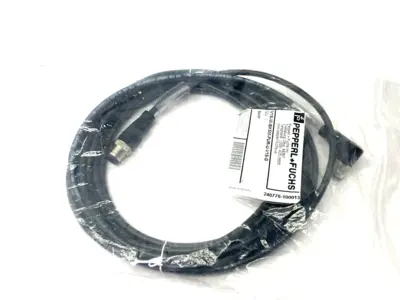 NEW PEPPERL+FUCHS M12 5-PIN ANGLE FEMALE - MALE