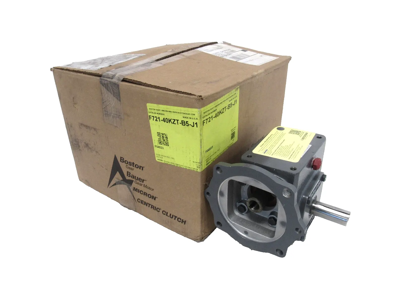 NEW BOSTON GEAR F721-40KZT-B5-J1 GEAR REDUCER 40:1 F72140KZTB5J1