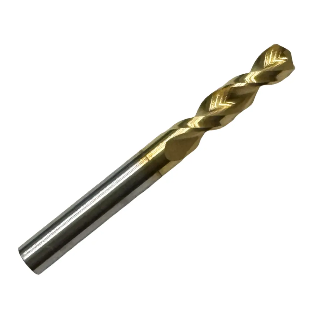 Morse 21/64" Cobalt Drill Bit Screw Machine Length Tin Coated Parabolic Flute
