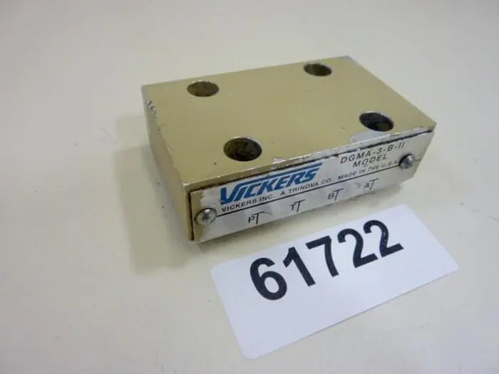Used VICKERS DGMA3BII Valves/Fittings Michigan US | Ideal Machinery #704234