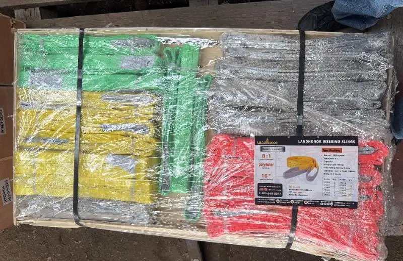 Landhonor Pallet Quantity of Webbing Slings (LHR-WS22)