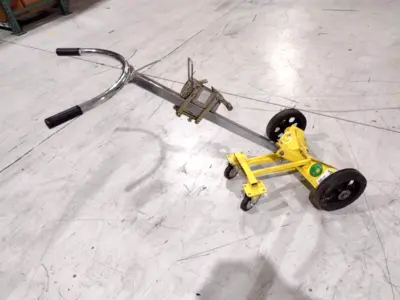 Used Lift-O-Matic 1000lb Manual Drum Truck with Parrot Beak Drum Lifters Michigan US | Maverick Industrial Sales #1401507
