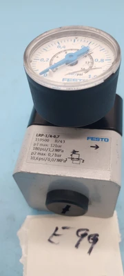 NEW Festo FESTO LRP-1/4-0.7 159500 Control Valve + GAUGE 161126