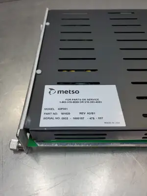 Used VALMET METSO IOP352 PLC Input & Output South Carolina US | Palmetto Automation #1158016