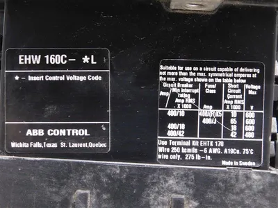 USED ABB EHW 160