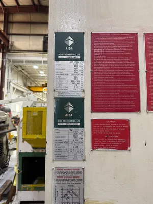2010 AIDA NC1-2000(2)E Gap Frame/ OBI Mechanical Presses | Rygate LLC (9)