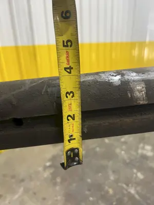 4" DIAMETER X 105" LONG BORING BAR WITH MORSE TAPER: STOCK #20650
