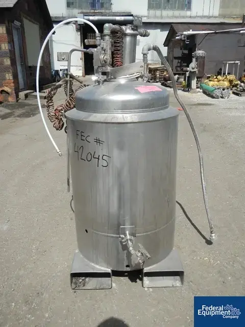 Used Alloy Products 25 Gal Alloy Products Receiver, S/S, 143# Stainless Steel Tanks Ohio US | Federal Equipment Company #125547