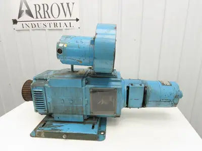 Reliance RPM D-C DC Motor 10Hp 1750/1950 RPM 120/240V L219AT w/Tachometer
