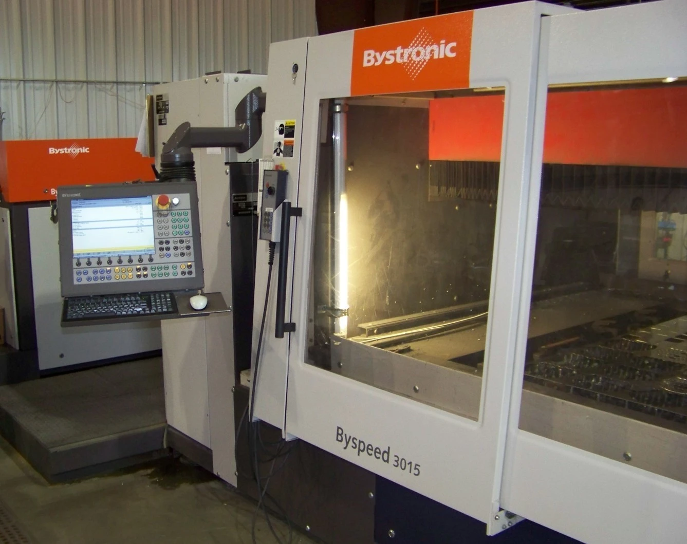 USED 2007 BYSTRONIC BYSPEED 3015 4400 WATT LASER