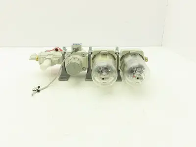 SMC Pneumatic Air Filter Regulator Relief Lubricator Pressure Switch Assembly