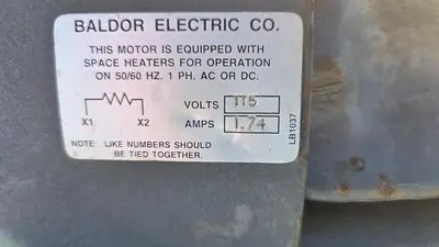 USED BALDOR 30 HP ELECTRIC MOTOR