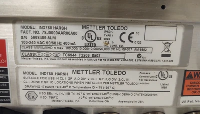 USED METLER-TOLEDO IND780