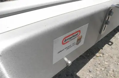 Conveyor, Belt, 6" x 9', S/st, 1 HP, Arrowhead #S741198