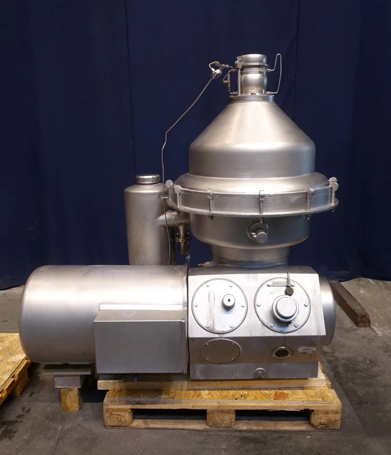 Alfa-Laval MRPX 514 HGV-74C cold milk separator, 316SS.