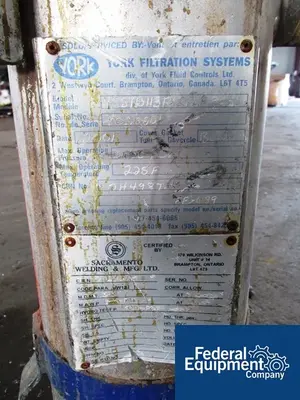 USED York-Shipley 8" YORK BASKET FILTER, S/S, 150#