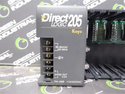 Koyo / PLCDirect D2-06B DirectLogic 205 Power Supply / Chassis Module Used