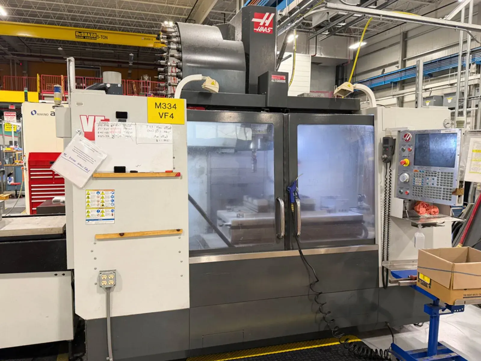 Used 2012 HAAS VF-4 Vertical Machining Centers Ohio US | Toolquip, Inc. #1311508
