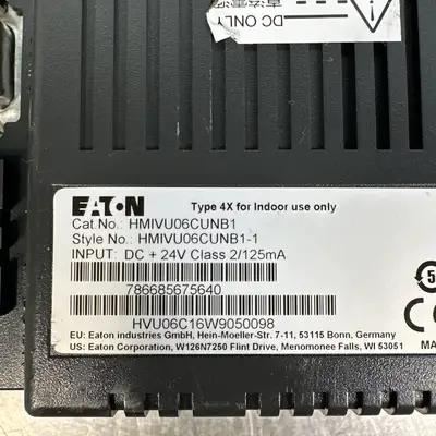 Eaton HMIVU06CUNB1 6'' Color HMI (BIN-1.1.1)