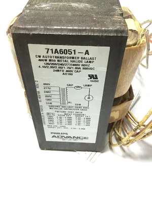 Philips Advance 71A6051-001D Core & Oil Ballast Kit 1-400W M59 Metal Halide