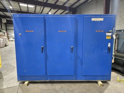 12" Single Screw Crown/CDL Dump Extruder, Model RPU2E400, 10:1 L/D Ratio