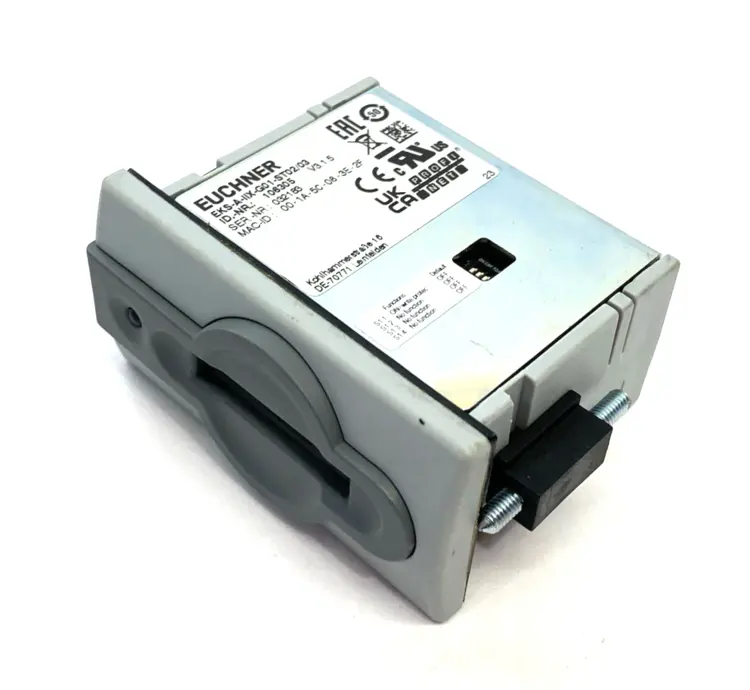 Used EUCHNER PROFINET INTERFACE ELECTRONIC KEY ADAPTER 106305 PLC Ethernet Equipment | Maverick Industrial Sales #1099771