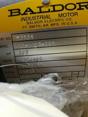 New | in-Stock BALDOR ELECTRIC COMPANY M3534 A.C. Motors | ND Industrial Surplus #1225464