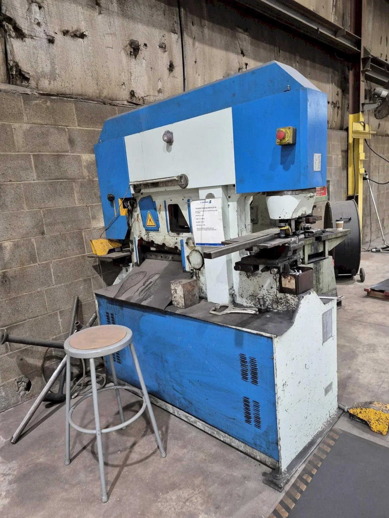 88 TON KNUTH MODEL #HPS 80/150 HYDRUALIC IRONWORKER 2012 : YOBRO #25332