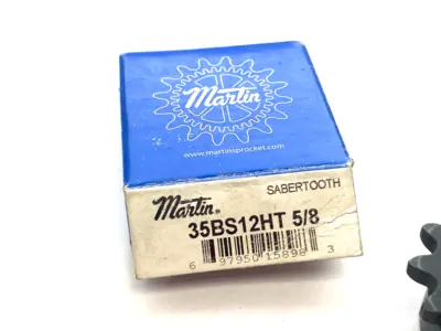 New | in-Stock Martin Sabertooth Roller Sprocket 12-tooth 5/8" Bore Parts Michigan US | Maverick Industrial Sales #1395767