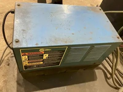 20 KVA MILLER MODEL #SSW-2040ATT ROCKER ARM SPOT WELDER & SINGLE PHASE POWER SOURCE: YOBRO #25342