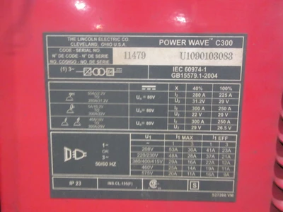 Used LINCOLN ELECTRIC POWER WAVE C300 WELDER Mig Welders Minnesota US | Machinesused.com #1418313
