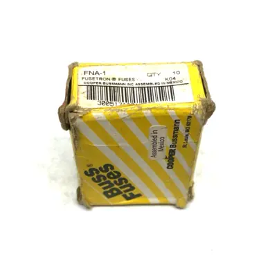 USED COOPER BUSSMANN FUSETRON TIME DELAY FUSE