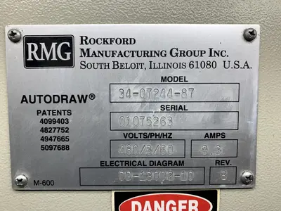 RMG 34-07244-87 Wire Drawer (14603) WIRE MACHINERY, DRAWERS | Machinery International LLC (5)