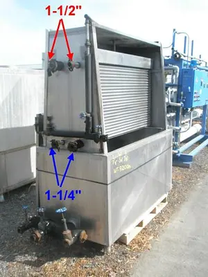 Refrig, Chiller, Plate, S/st, (2) Plates #C736716