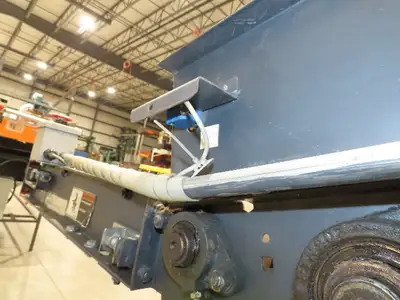 Alvey 28"x 17' Slider Bed 24" Belt Incline Conveyor Variable Speed Drive 460V
