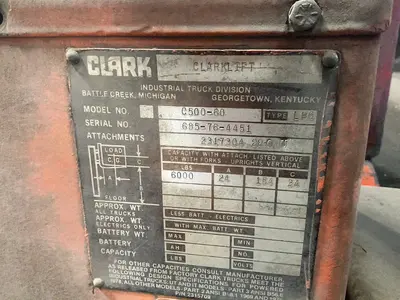 Used CLARK C50060 Misc Forklifts Ohio US | HGR 24 #1343705