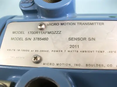 NEW Micro Motion 1700 R11 AF MGZZZ