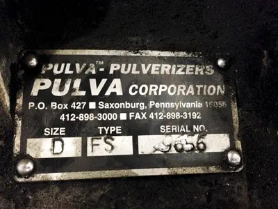 USED PULVA MODEL-D - TYPE FS