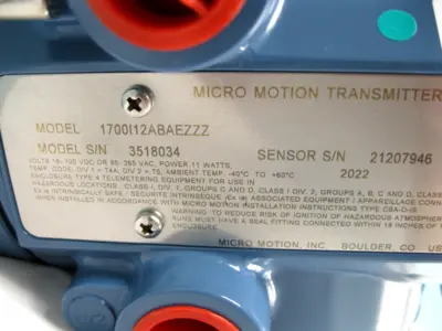 New | in-Stock Micro Motion R200S418NCAAEZYZZ Sensors New Hampshire US | Bitter End Trading #1452753