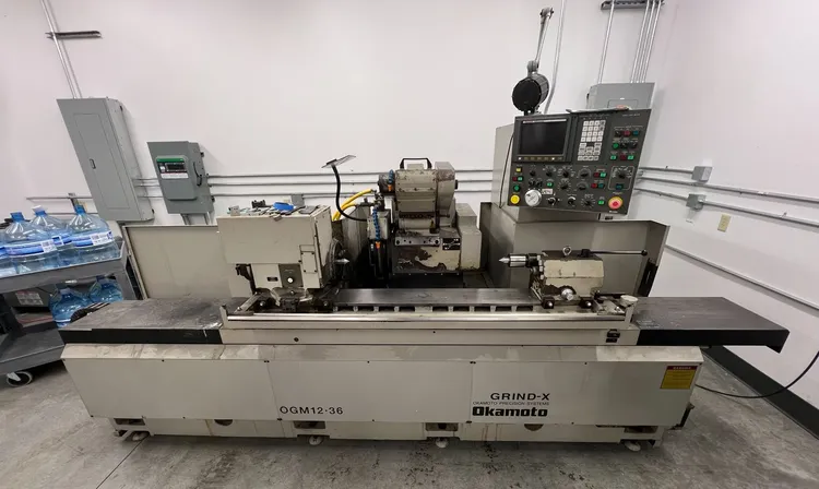 Used 2005 OKAMOTO OGM 12.36UB Universal Cylindrical Grinders Wisconsin US | Lemke Machinery Sales 6 #117560