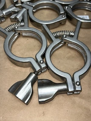 (2) SCC Spring Clamp Screw Tight Twist Lock +(18) Other Asst. Clamps