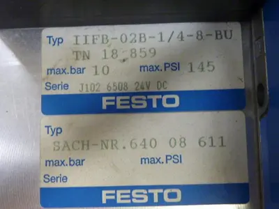 USED FESTO IFB8-02