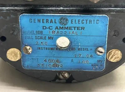 Used GENERAL ELECTRIC 8DBI8A22IALI Meters - Misc Ohio US | Surplus Asset Holdings #1246746