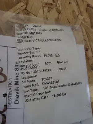 New | in-Stock VICTAULIC NO. 50 Parts (Hydraulics and Pneumatics) British Columbia CA | Lenmark #1440693