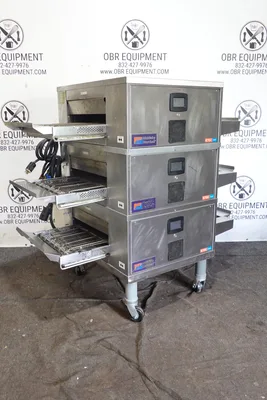 2021 MIDDLEBY MARSHALL CTX ELECTRIC TRIPLE STACK PIZZA CONVEYOR OVEN MODEL DZ33T