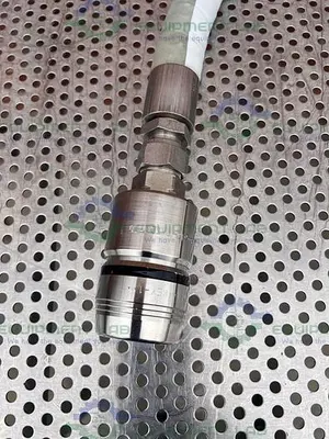 USED SANI TECH 35" GR-FDA HOSE W/ SWAGELOK QUICK CONNECT STAINLESS STEEL FITTING