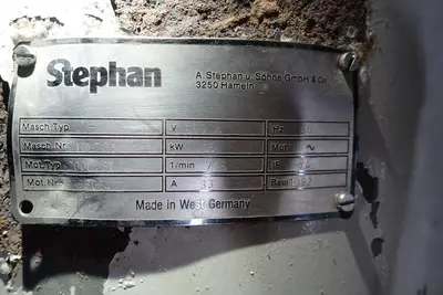 Used Stephan High Speed Mixer with Jacketed Bowl, Hopper, Conveyor, and Controls