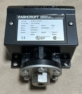 NEW Ashcroft B420B XCYC4FS05