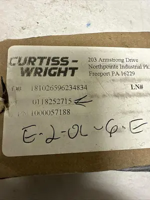 Used CURTISS-WRIGHT 0118252715 Seals & Gaskets Ohio US | Surplus Asset Holdings #1246995
