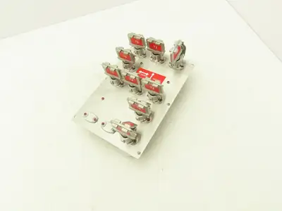 Allen Bradley 440T-MKEXE22ECFCFCFCFCFCFCFCFC 9 Key Interlock Exchange Switch